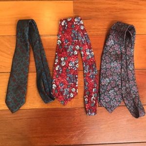 Silk and Polyester Ties Bundle